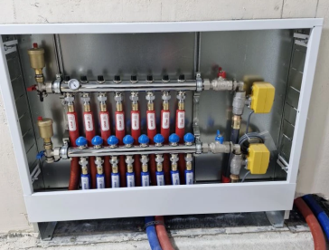 Коллекторная разводка отопления ЖК Гранель 89м2